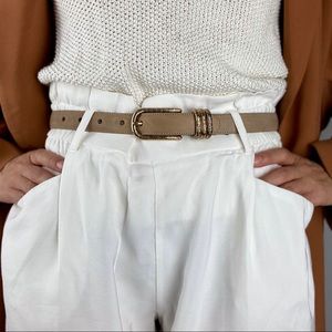 Brighton vintage 90s suede leather belt